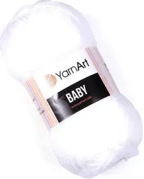 Yarnart Baby 100% акрил 501 50 г (150 м, белый)