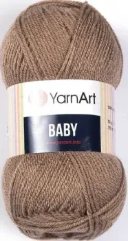 Yarnart Baby 100% акрил 218 50 г (150 м, светло-коричневый)