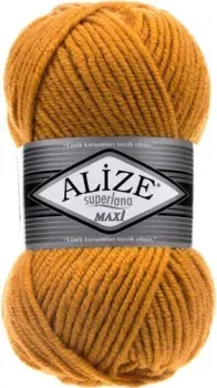 Alize Superlana Maxi (100 м, горчичный)