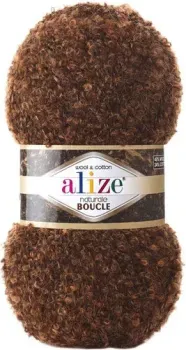 Alize Naturale Boucle 6020 (200 м, коричневый)