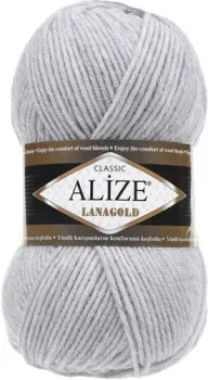 Alize Lanagold 684 (240 м, пепельный меланж)