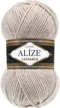 Alize Lanagold 152 (240 м, бежевый меланж)