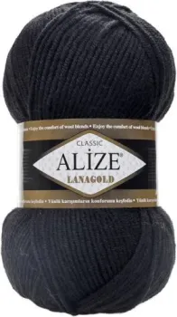 Alize Lanagold (240 м, черный)