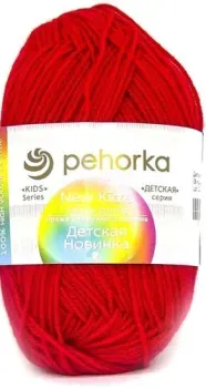 Пехорка Детская новинка 50 г 200 м (красный, 3 мотка)