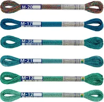 Gamma Металлик 02 Лазурный бриз 6 цв x 8 м