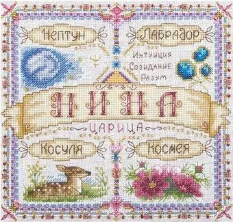 Панна Именной оберег. Нина SO-1677