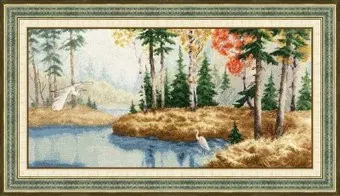 Золотое руно Цапли на пруду ЛП-053