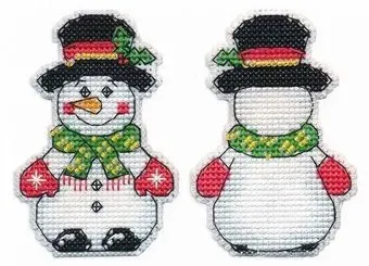 Овен елочная игрушка. Снеговик 1248В