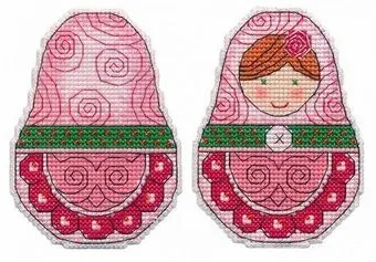 Овен елочная игрушка. Матрешка 1260В