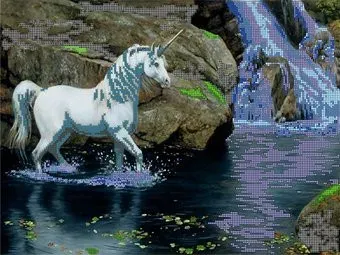 Глурия Единорог и водопад 72009