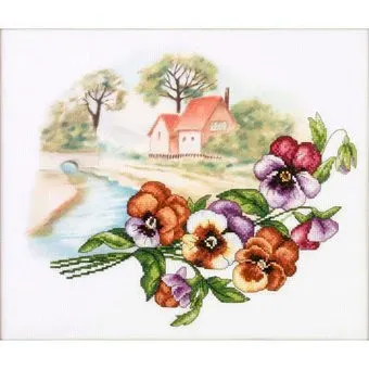 Orchidea Пейзаж и анютины глазки 8211