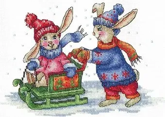 Сделай своими руками Зайки. Зимние забавы З-43С
