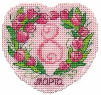 Овен К 8 Марта. Магнит 1461