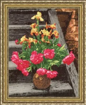 Золотое руно Пионы и ирисы СМ-025