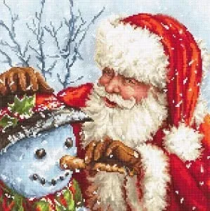 Letistitch Санта Клаус и снеговик
