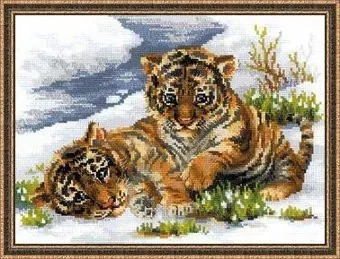 Риолис Тигрята в снегу 1564