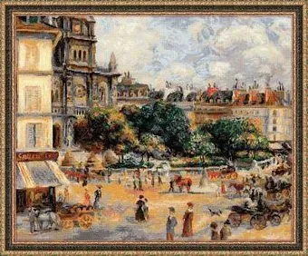 Риолис Площадь Троицы. Париж по мотивам картины О. Ренуара 1396
