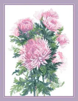 Риолис Букет хризантем 1595
