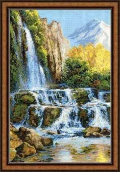 Риолис Пейзаж с водопадом 1194