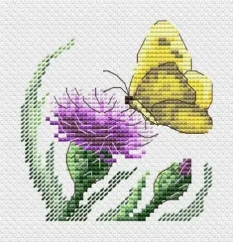 Жар-Птица Бабочка и репейник