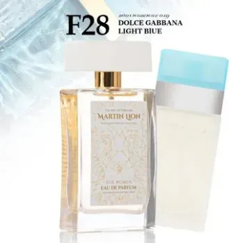 Martin Lion аналоговый парфюм F28 Dolche Gabbana Light Blue EdP (50 мл)