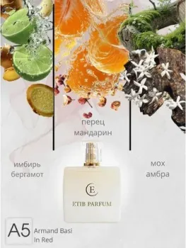ETIB Parfum аналоговый парфюм Armand Basi In Red A5 EdP (50 мл)