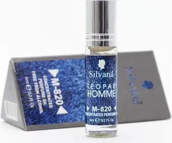 Silvana 820-M Silvana Leopar Homme Perfume Oil масляные (6 мл)