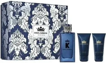 Dolce&Gabbana K Men Парфюмерная вода+Бальзам после бритья+Гель для душа (100 мл+50 мл+50 мл)