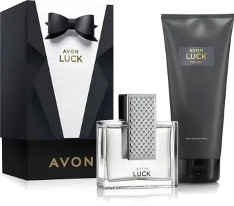 Avon Luck для него 75 мл + Шампунь-гель для мужчин 200 мл