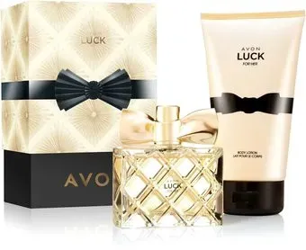 Avon Luck 50 мл + Парфюмированный лосьон для тела 150 мл