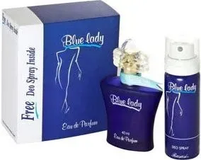 Rasasi Blue Lady EdP (40 мл + дезодорант-спрей 50 мл)