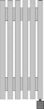 Steel hot Steel Line E 2000x280 (нижнее правое подключение)