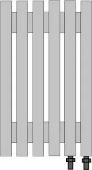 Steel hot Steel Line 1000x380 (нижнее правое подключение)