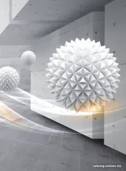 ФабрикаФресок 3D Шары и бетонные стены 862270 (200x270)