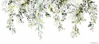 ФабрикаФресок Зеленый гербарий 706270 (600x270)