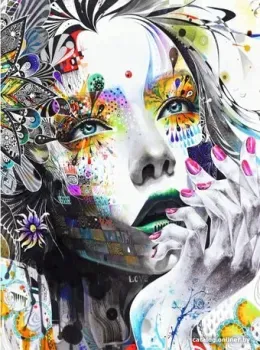 ФабрикаФресок 3D арт Девушка 352270 (200x270)