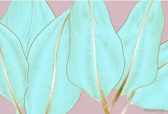 Vimala Голубые листья 270x400