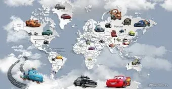 Citydecor Superhero Молния МакКвин 4 с защитным покрытием 500x260