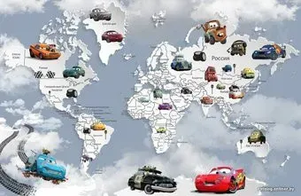 Citydecor Superhero Молния МакКвин 4 с защитным покрытием 400x260