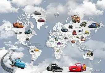 Citydecor Superhero Молния МакКвин 4 с защитным покрытием 200x140