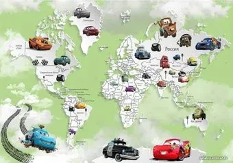 Citydecor Superhero Молния МакКвин 3 с защитным покрытием 200x140