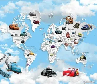Citydecor Superhero Молния МакКвин 2 с защитным покрытием 300x260