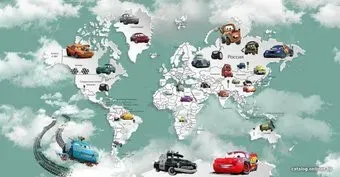 Citydecor Superhero Молния МакКвин 1 с защитным покрытием 500x260
