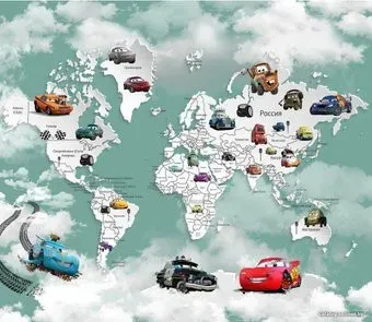 Citydecor Superhero Молния МакКвин 1 с защитным покрытием 300x260