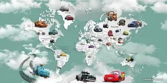 Citydecor Superhero Молния МакКвин 1 с защитным покрытием 300x150