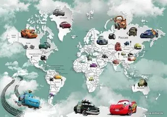 Citydecor Superhero Молния МакКвин 1 с защитным покрытием 200x140
