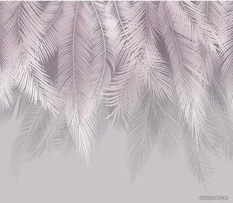 Citydecor Magic Пальмовые листья с защитным покрытием пудровый-серый, 300x260