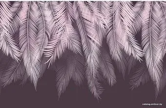 Citydecor Magic Пальмовые листья с защитным покрытием пудровый-пурпурный, 400x260