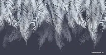 Citydecor Magic Пальмовые листья с защитным покрытием голубой-синий, 500x260