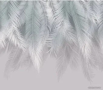 Citydecor Magic Пальмовые листья с защитным покрытием бирюза-серый, 300x260